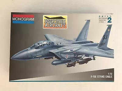 Monogram 1/72 F-15E Strike Eagle Plastic Model Kit 5476 NIOB 1991 • $24.95