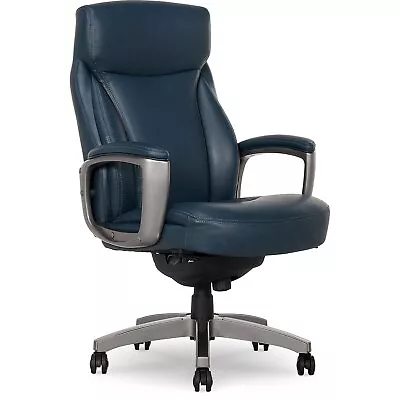 La-Z-Boy Leather Executive Chair Blue (51447) • $299.98