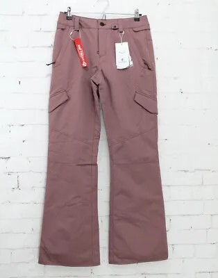 Volcom Bridger Insulated Snowboard Pants Women's Large Rosewood New • $125.97