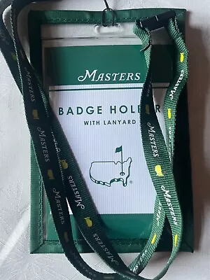 Masters Badge Holder Lanyard Ticket Holder From Augusta National Brand New • $17.99