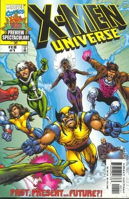 X-Men Universe Past Present And Future #1 FN 1999 Stock Image • £2.41