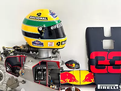 Ayrton Senna Williams Replica F1 Bell Helmet Full Size 1:1  F1 F1-247 • $2084.36