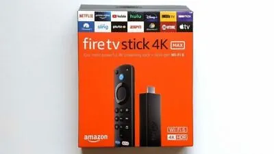 $75 • Buy Amazon - Fire TV Stick 4K Max Streaming Media Player With Alexa Voice Remote...