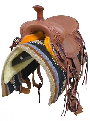 16.5 Inch New McCall Mclite Western All Around Saddle (Reg Tree) A280-1223 • $3130