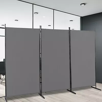 3 Panel Room Divider Folding Privacy Screen Wall Partition Home Office Separator • $35.99