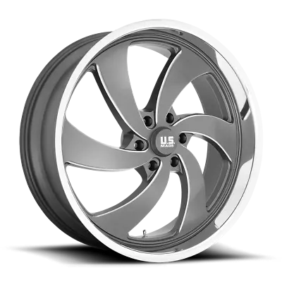 Set Of 4 US Mag  U133 DESPERADO Wheels 24X10 6X5.5 ANTH MILLED-DCL 25MM • $2040