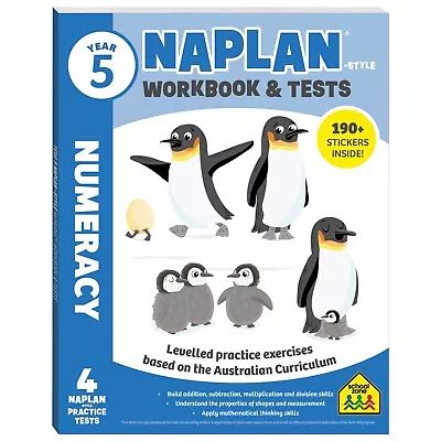 2022 Year 5 Naplan Style Numeracy Test Learning Hinkler Book Kids School Zone • $19.49