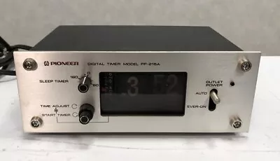 Pioneer PP-215A Digital Timer Model Alarm Flip Clock Vintage Audio • $91.19