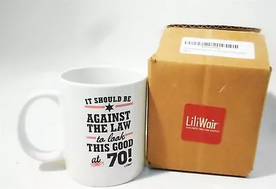 LiliWair 70th Birthday Gifts Mug For Men Or Women (Open Box) • $19.97