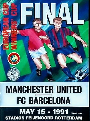 £3.49 • Buy 1991 Uefa Cup Winners Cup Final Programme Manchester United V Barcelona. NEW.