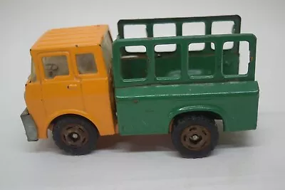 Vintage Marx Toys 1970's Pressed Steel Stake Yellow Toy Truck With Green Bed • $13