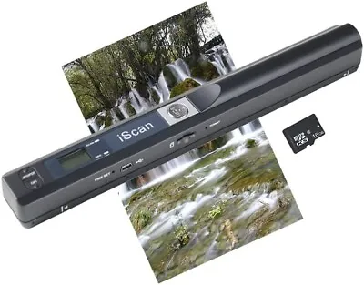 Portable Scanner With 16G SD Card Handheld Photo Scanner For A4 Documents • $50.50