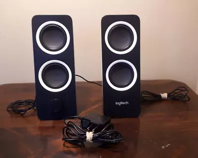 Logitech Z200 Stereo Multimedia Speakers - Computer Speakers Music Great Sound • $13.75