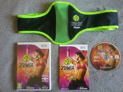 £9.99 • Buy Zumba Fitness With Belt - Nintendo Wii/Wii U Fitness Game - COMPLETE - Free P&P!