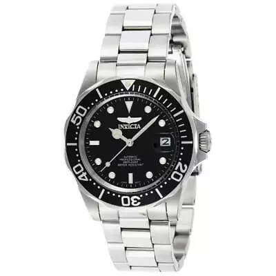 Invicta Men's Watch Pro Diver Black Dial Automatic Stainless Steel Bracelet 8926 • $87.50