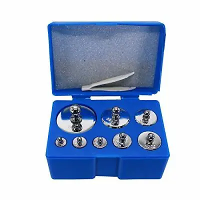 HFS(R) Scale Balance Calibration Weight Set - 10-1000G 8Pc Set With Case • $19.99