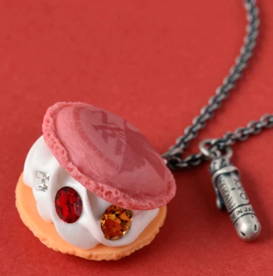 $135.40 • Buy EVA STORE Evangelion X Q-pot Macaroon Necklace EVA-02 Unit 02 Asuka Red Japan 