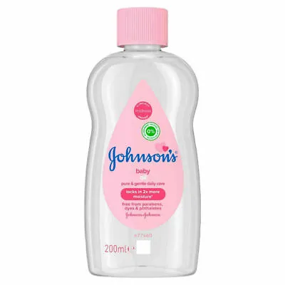 £11.15 • Buy Johnson's Baby Oil 200ml Hypoallergenic Moisture Bath Massage Pack Of 6