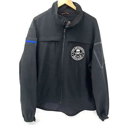 5.11 Tactical Series Men's Black Jacket Size XL 2nd Amendment/Police Patches • $49.49
