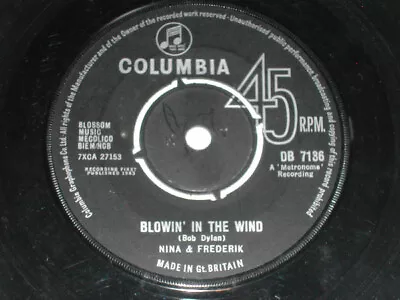 Nina & Frederik - Blowin' In The Wind (7 ) • £15.49
