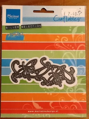 New Marianne Design Craftables Folding Die Butterfly Cutting Die CR1267 • £4.50