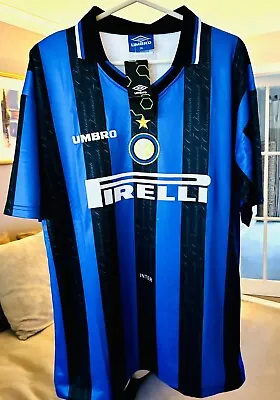 Inter Milan 1996 Home Shirt Jersey Size: Adults Large New With Tags. • £26.50