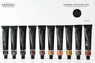 $7.76 • Buy Makki Professional Intensive Eyelash & Eyebrow Tint Eye Lash Brow Dye 10 Colours