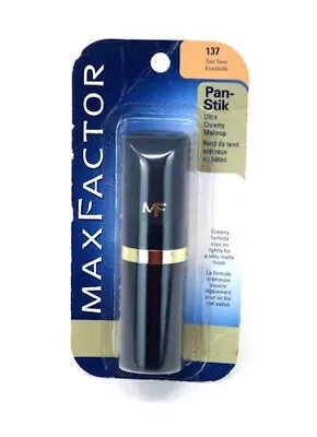 HTF MAX FACTOR PANSTIK / PAN-STIK CREAMY MAKEUP STICK .5 OZ 15 G # 137 SUN TONE • $299.95