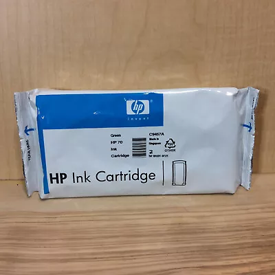 HP 70 Green Ink Cartridge For Z3100 Z3200 DesignJet Printers C9457A EXP 12/2020 • $12.89