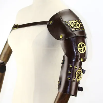 Vintage Gothic Steampunk Gearwheel Arm Halloween Armor Costume Cosplay Harness • $24.99