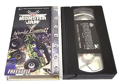 Monster Jam World Finals II Freestyle VHS 2001 Clear Channel Like New • $19.99