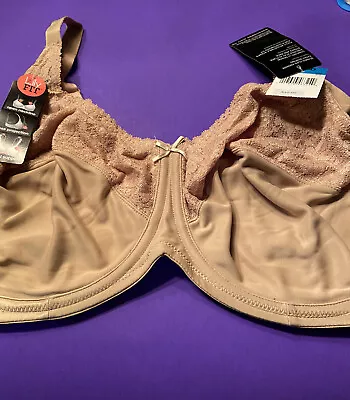 Lilyette By Bali Bra 428 Underwire Minimizer Body Beige 40DDD • $27.20