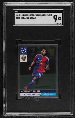 2013-14 UEFA Champions League Album Stickers Mohamed Salah SGC 9 MINT Rookie RC • $0.99