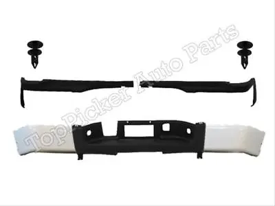 For 2007-13 SILVERADO 2500HD REAR BUMPER PAINTED WHITE PADS RETAINER W/O HOLE 7P • $310.08