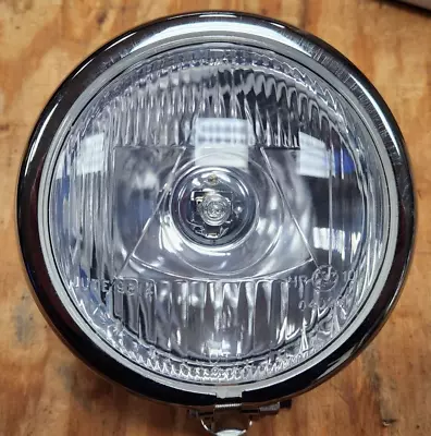 Motorcycle 4 1/2 Inch Headlight Harley Metric Bobber Chopper Custom 23-270 • $45