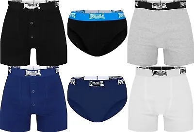 1 X Lonsdale Mens Underwear Size S M L XL 2XL 3XL 4XL Boxer Briefs Trunks Shorts • £7.95