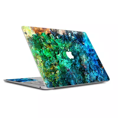 Skin Decal Wrap For MacBook Air Retina 13 Inch - Stab Wood Oil Paint • $15.98