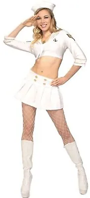Navy Girl Aye Sailor Costume By Secret Wishes Women Costume - • $15