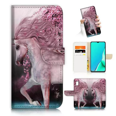 ( For Optus X Power 2 ) Flip Wallet Case Cover AJ24571 Unicorn • $12.99