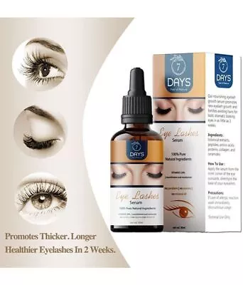 7 Days Eyelashes XXL Serum Stimulating The Growth Of Eyelashes Hair Growth 30 Ml • $34.51