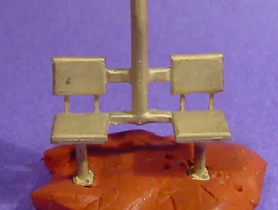 O SCALE On3/On30 STEAM LOCOMOTIVE CAB SEATS WISEMAN BACK SHOP BRASS PART BS-029 • $7.95