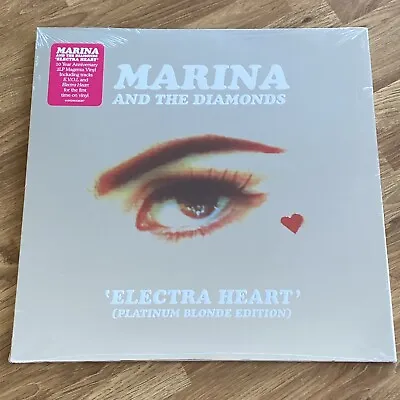 Marina And The Diamonds Electra Heart Platinum Blonde Edition Magenta Pink Vinyl • £79.99