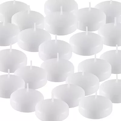 Unscented Floating Candles Pure Hand-Roll Wax Candles (Pack Of 24) • $19.93