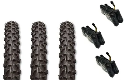 3 X Tyres Fits Prams Micralite Turo Superlite 12 1/2 X 2 1/4 & '3 X FREE TUBES' • £40.04