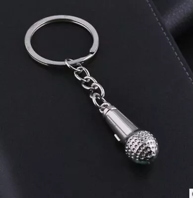 Key Ring Bag Jewelry Microphone Microphone In Chromed Steel. • $13.58