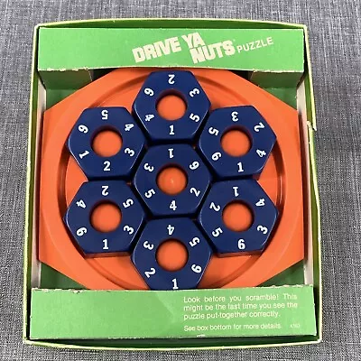 Vintage Drive Ya Nuts Puzzle Game Milton Bradley 1980 VTG • $22.99