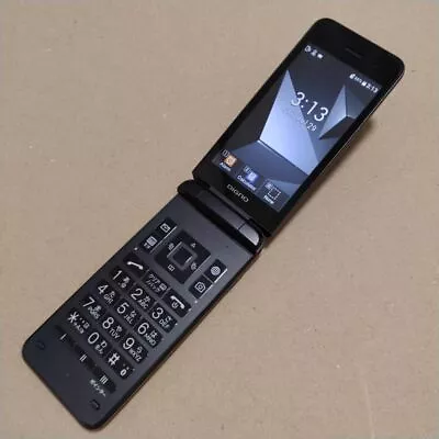 KYOCERA A202KC DIGNO KEITAI 4 ANDROID FLIP PHONE Black UNLOCKED SoftBank • $269.71