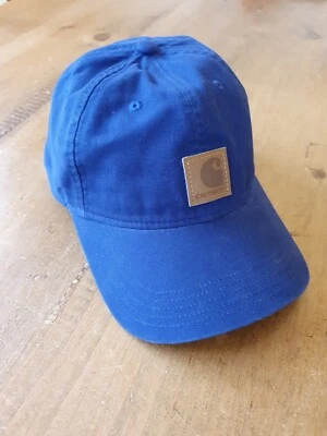 £18 • Buy Carhartt Cap Blue Embroidered Logo. One Size Adjustable Hat.