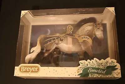 New Breyer Traditional Horse 2022 Holiday Snowbird Christmas Morgan Box Damaged • $44.99