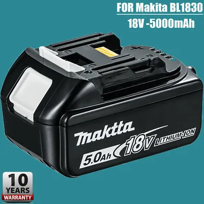 $36.89 • Buy NEW 18V 5.0AH LXT Battery For Makita BL1830 BL1840 BL1850 Li-Ion Cordless Tools